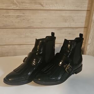 Marc Fisher Black Ankle Boots